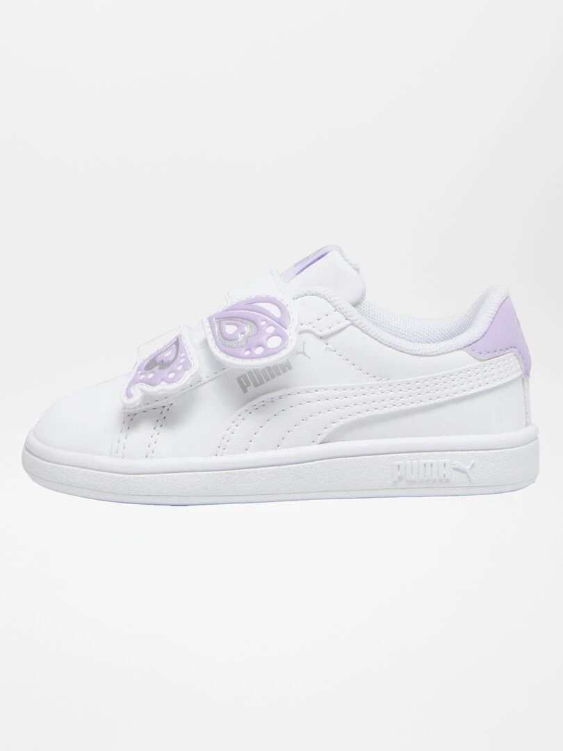 Basket papillon 'Puma' blanc
