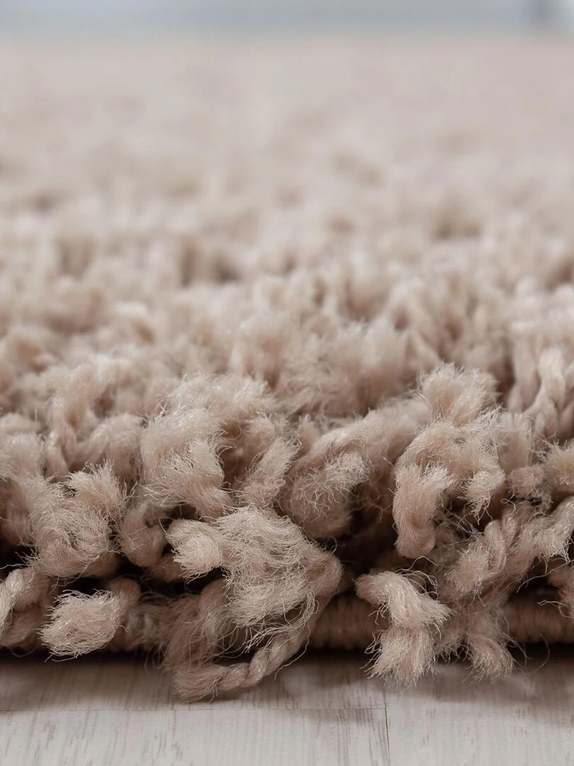 Tapis shaggy UNI C OEKO TEX® Beige