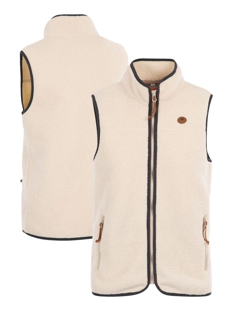 Trespass   Veste sans manches NOTION   Blanc nacré