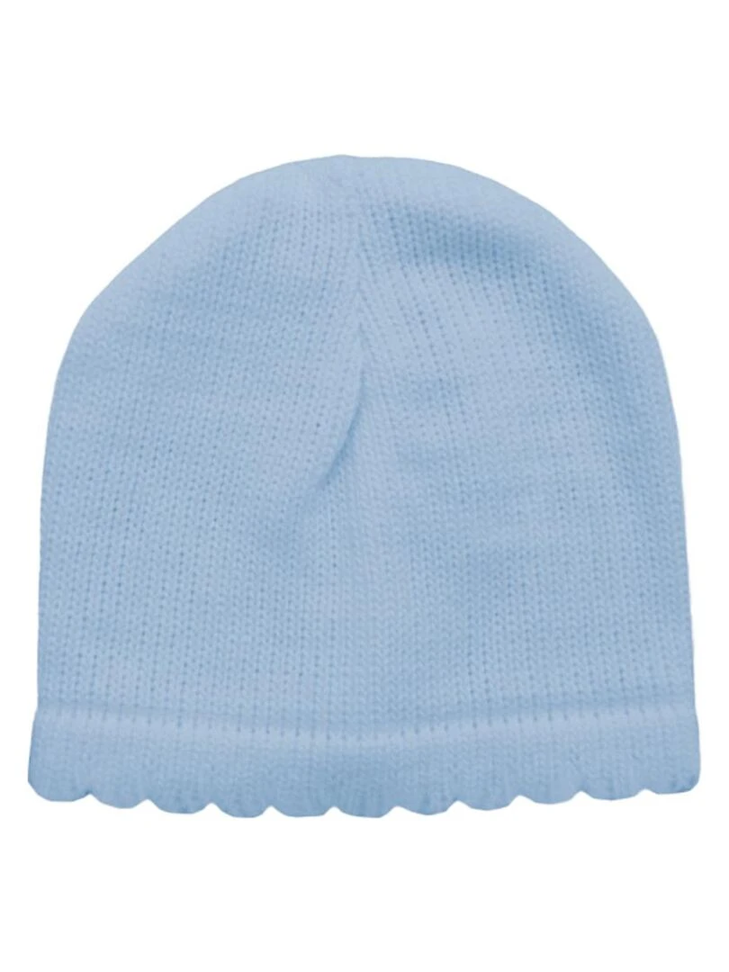 Bonnet Tricot LES CHATOUNETS Bleu clair