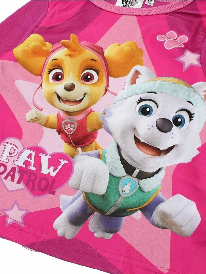 La Pat' Patrouille   Pyjama fille imprimé La Pat' Patrouille   Rose fushia