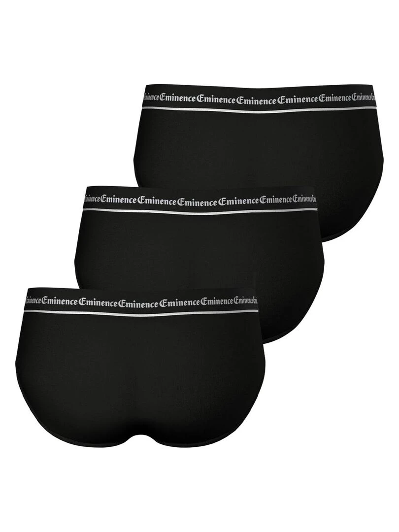 Lot de 3 slips homme Business   Noir