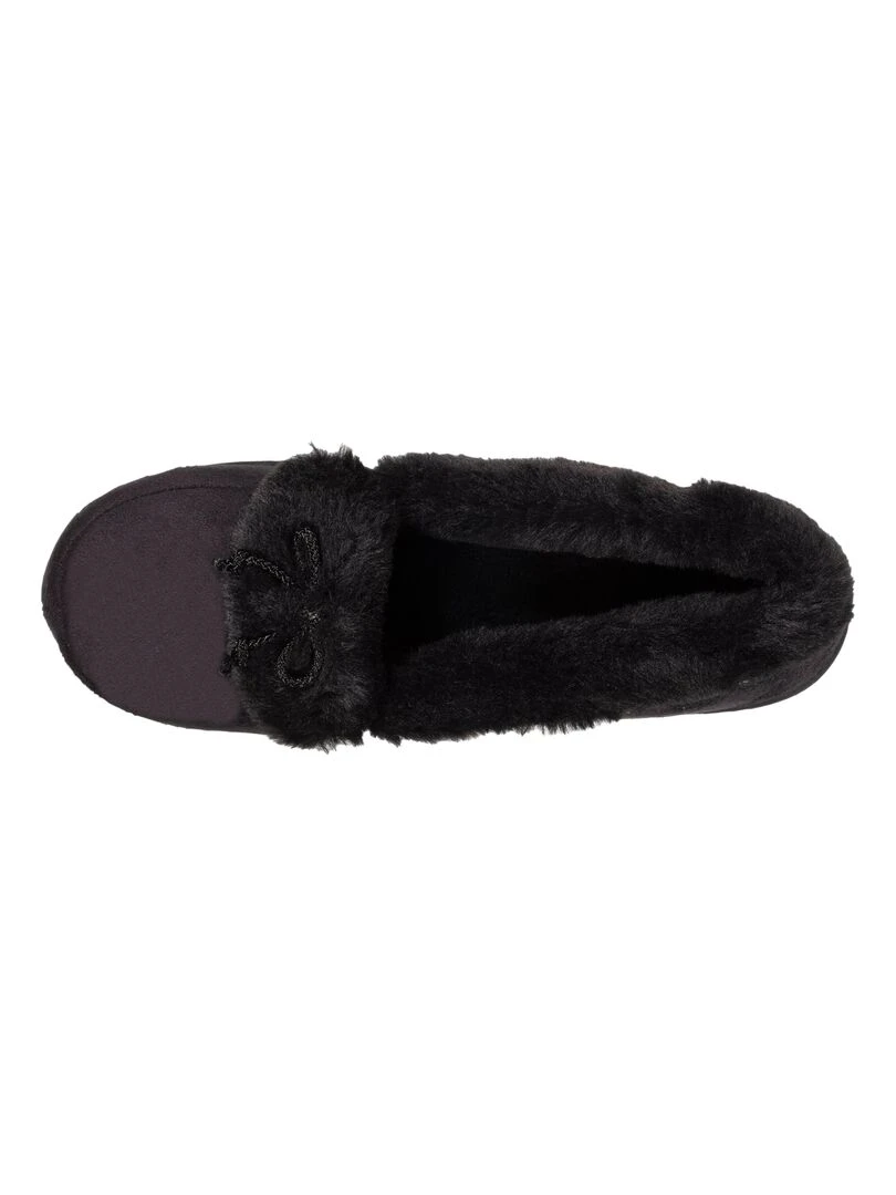 Chaussons mocassins Femme Noir Noir