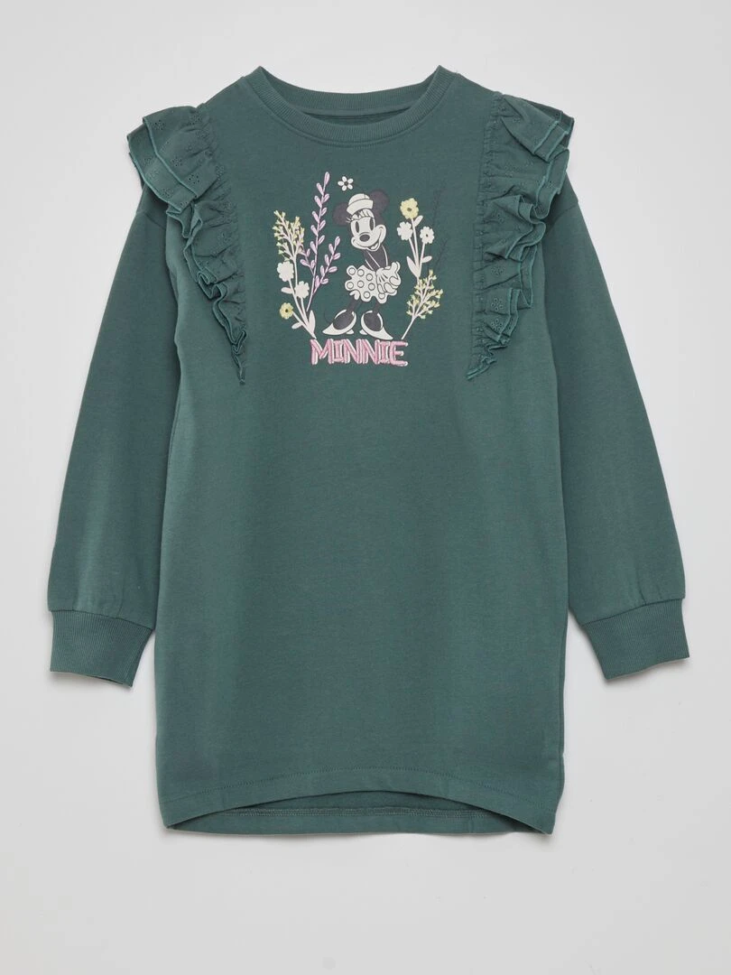 Robe à manches volantées 'Minnie' Vert