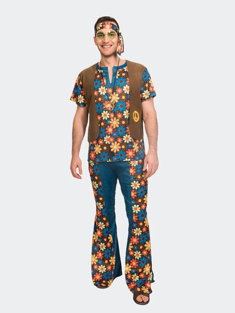 Déguisement Hippie Multicolor
