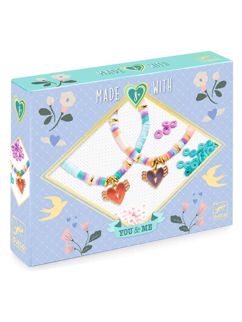 Coffret perles et bijoux You and Me : Heishi Cœurs   N/A