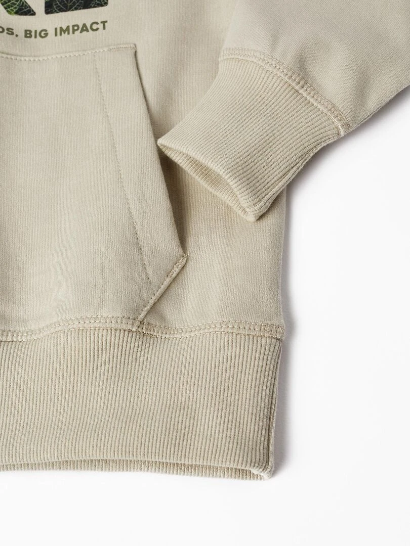 Sweat à Capuche pour Garçon 'Nature'  NATURE TAKEOVER   Beige