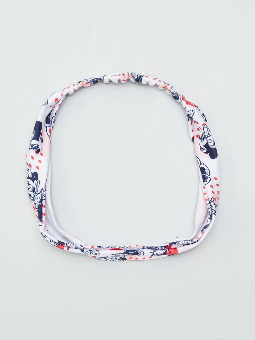 Bandeau d'été élastique 'Minnie'   blanc