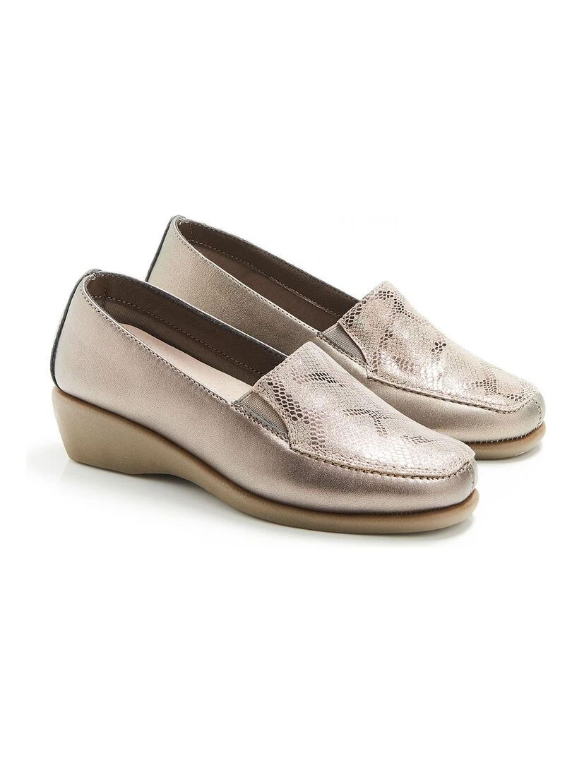 Mocassins souples Damart Bronze