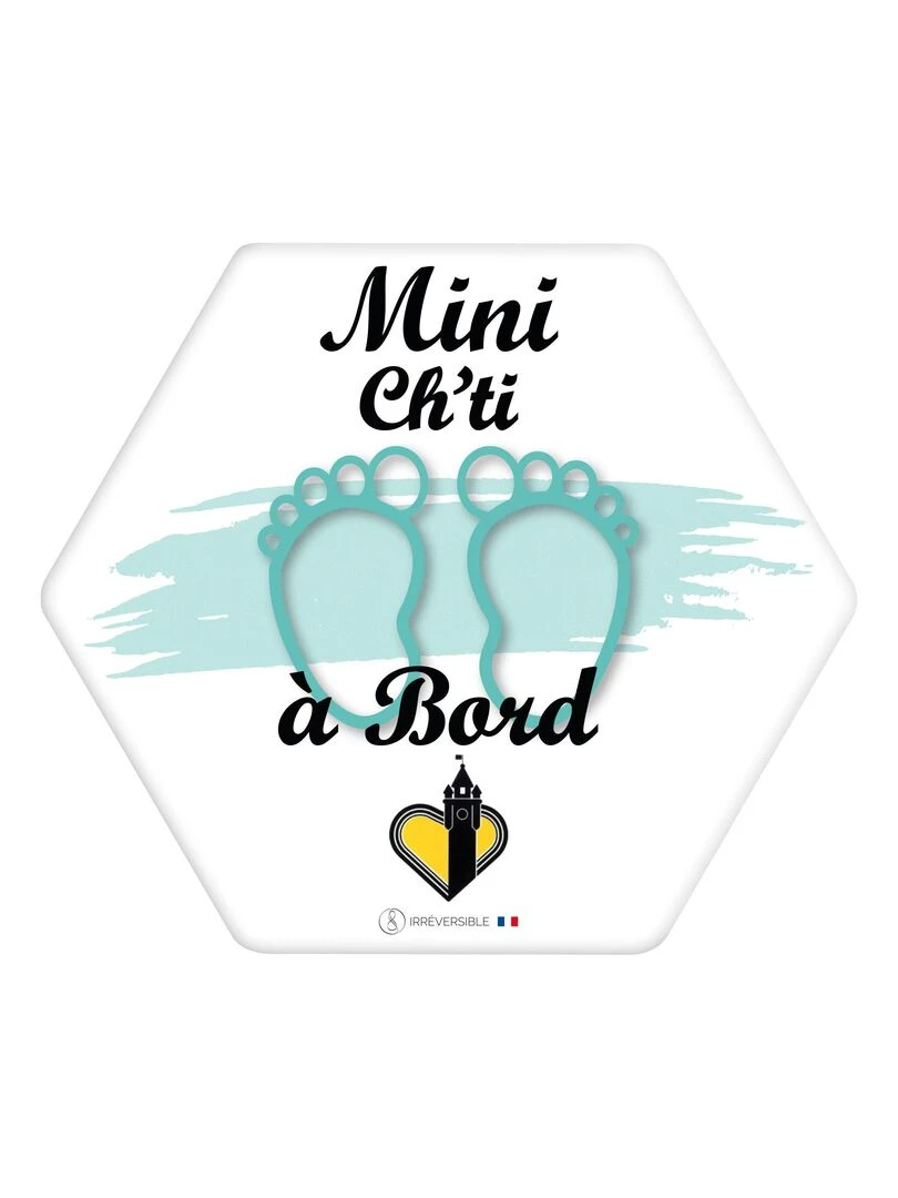 Adhésif bébé à bord Ch'tit(e) Bleu