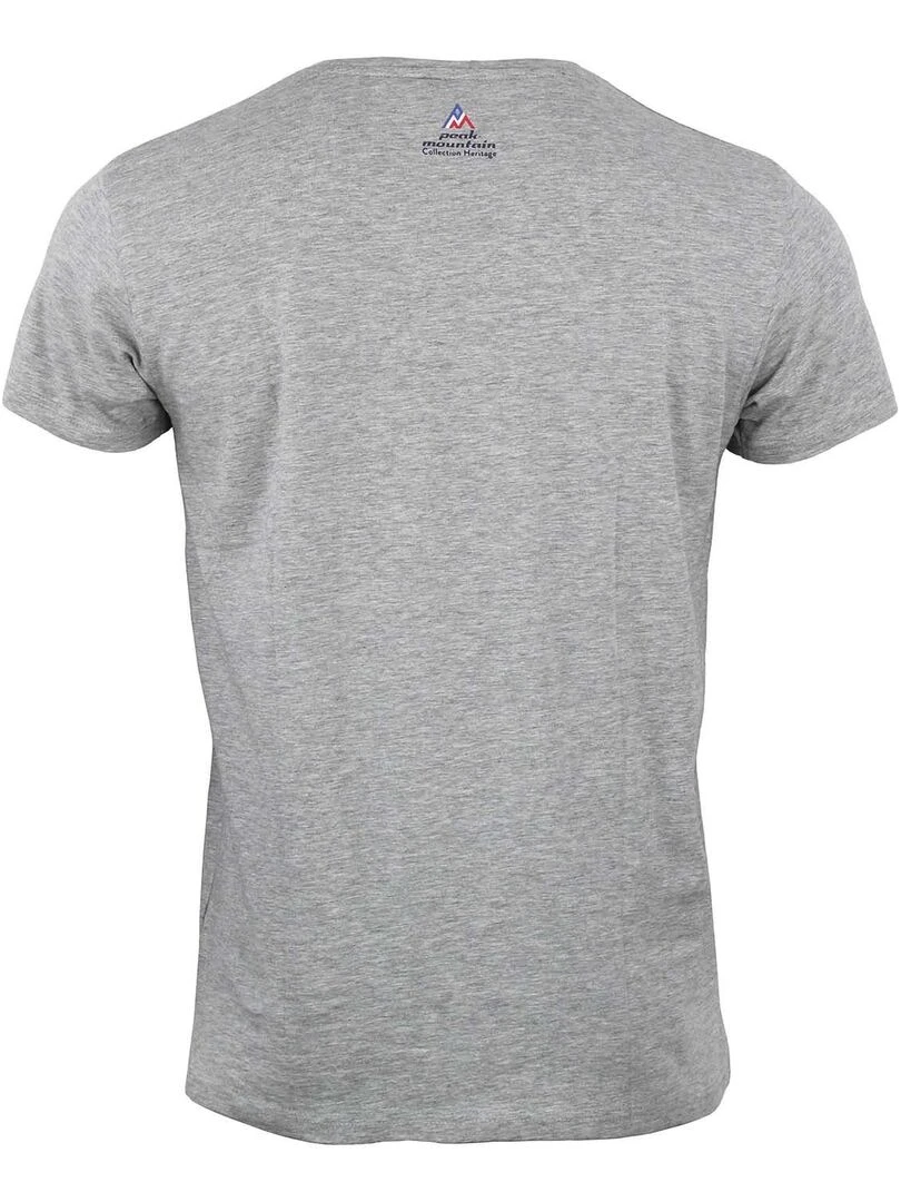 T shirt manches courtes homme CASA PEAK MOUNTAIN Gris