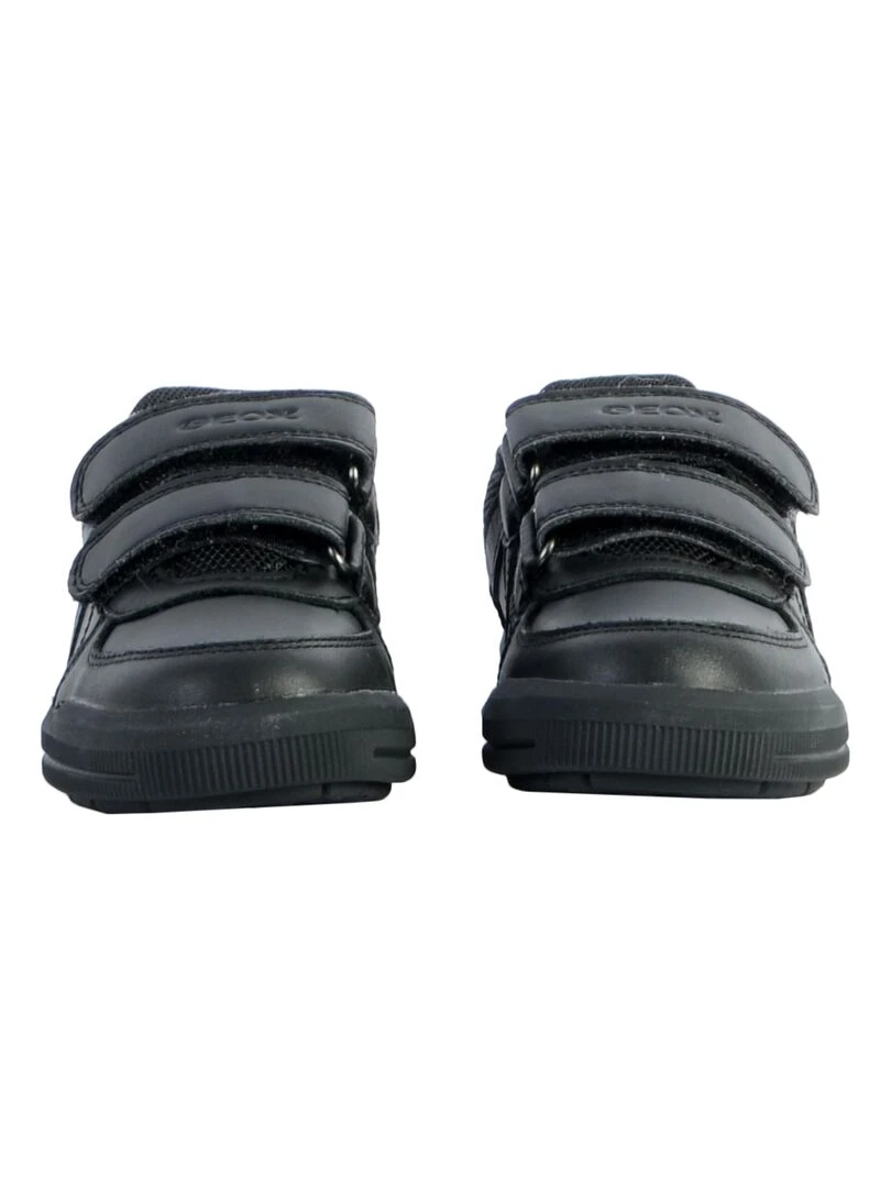 Basket Cuir EnfantGarçons Geox Arzach   Noir