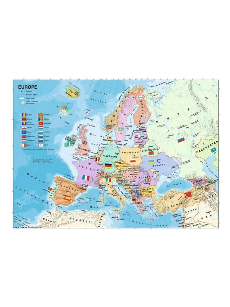 Puzzle XXL 200p Carte Europe N/A