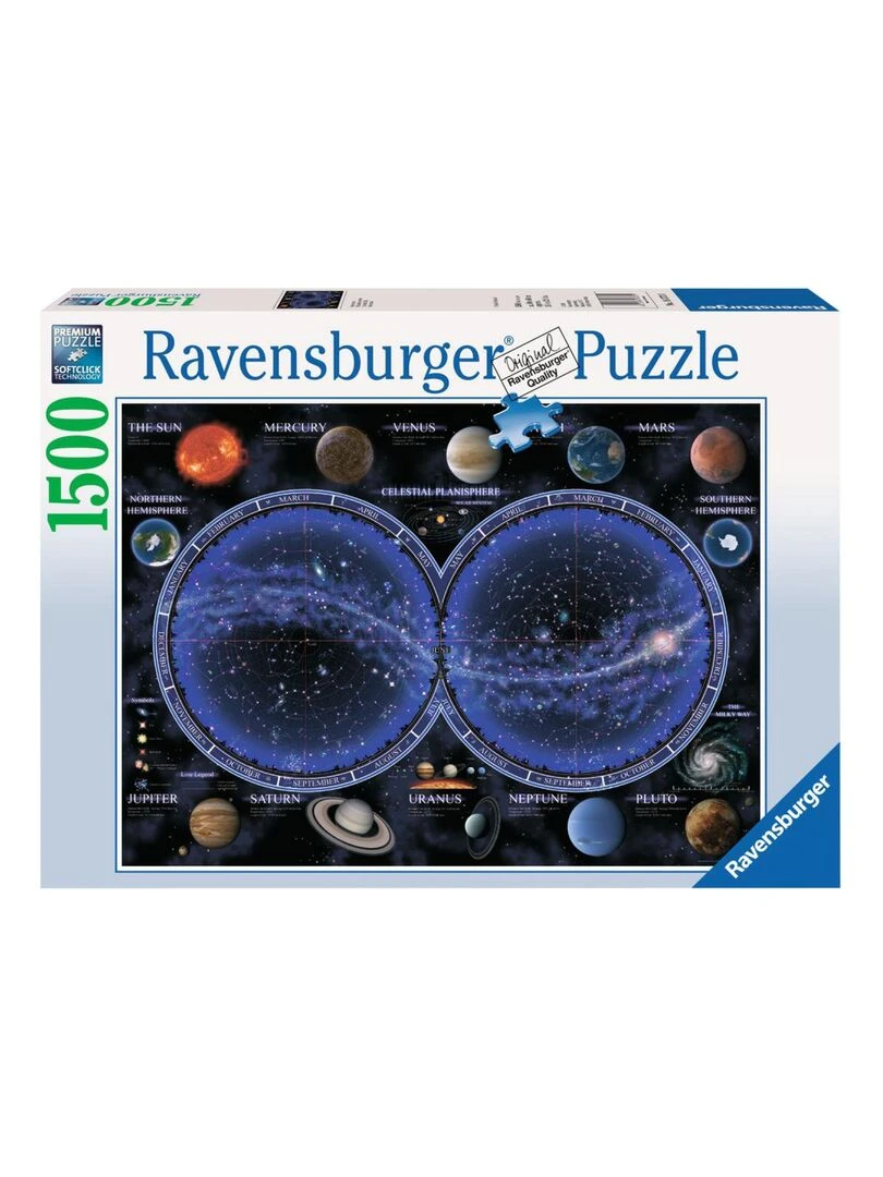 Puzzle 1500 pièces Planisphère céleste N/A