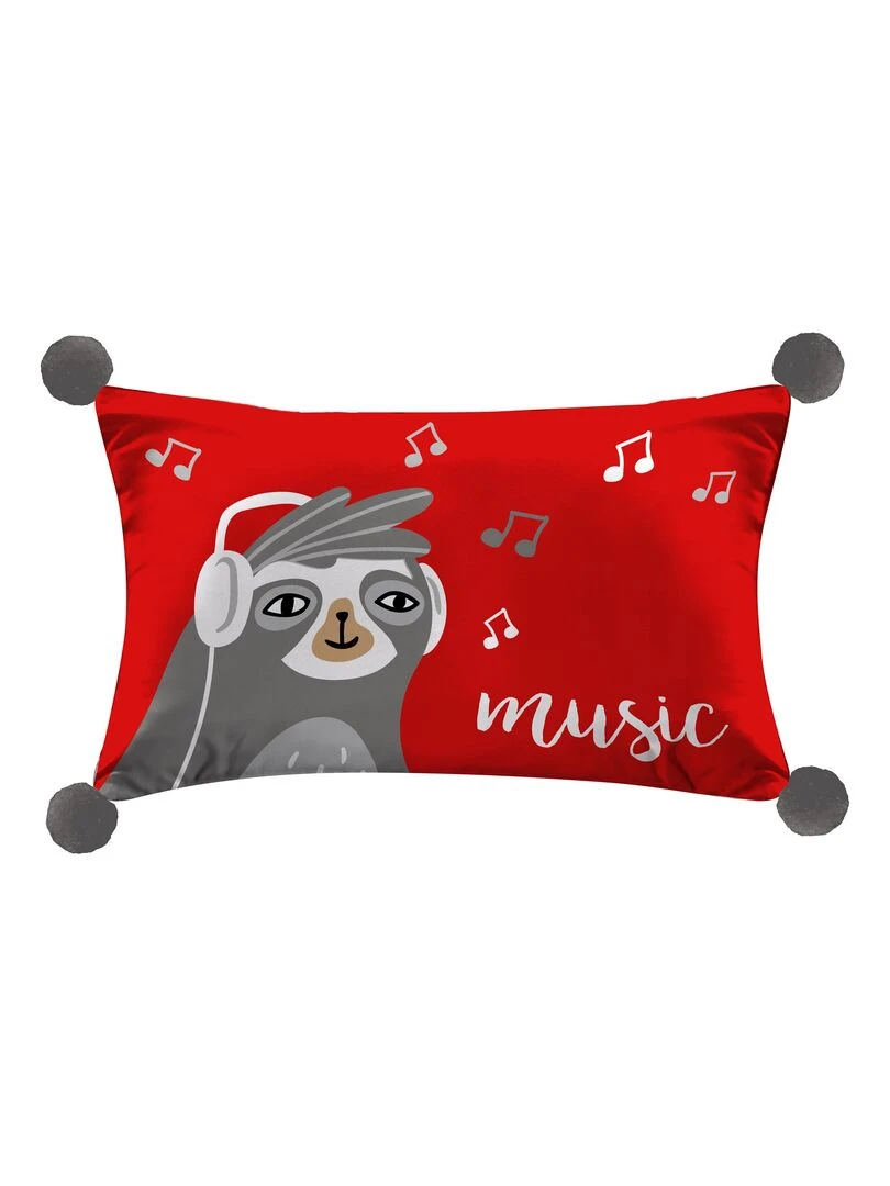 Coussin Collection Cool Music rouge Rouge