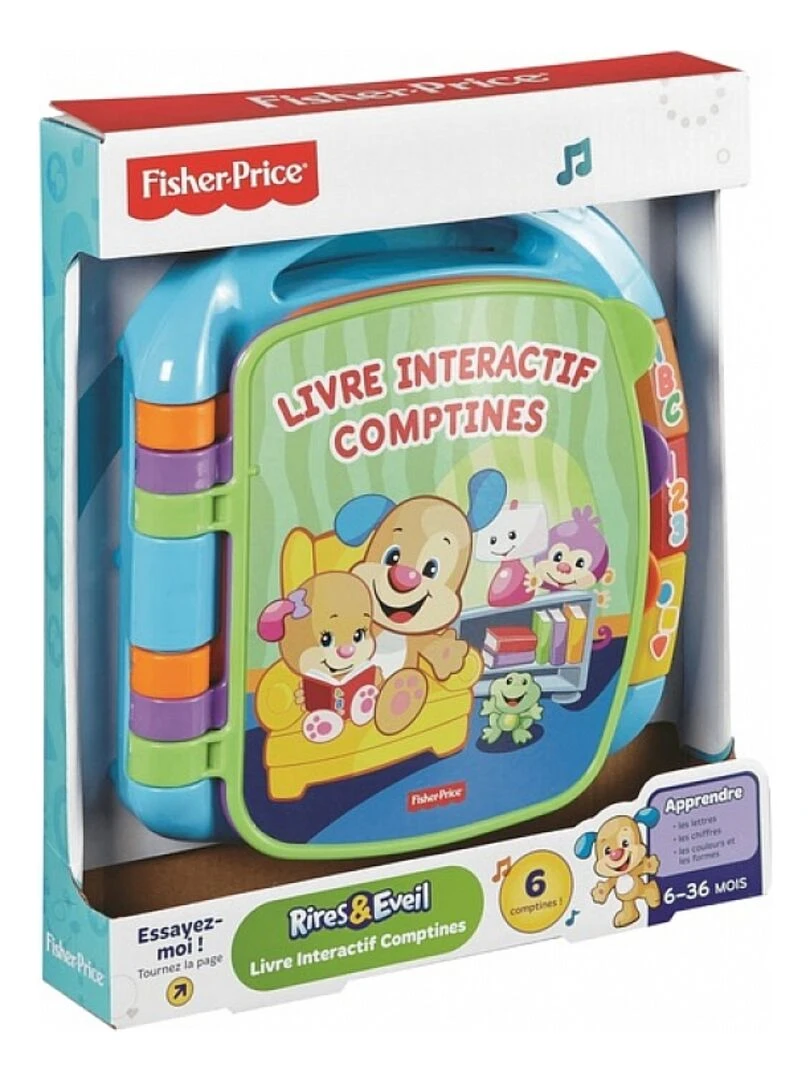 Fisher Price Livre Interactif Comptine   N/A