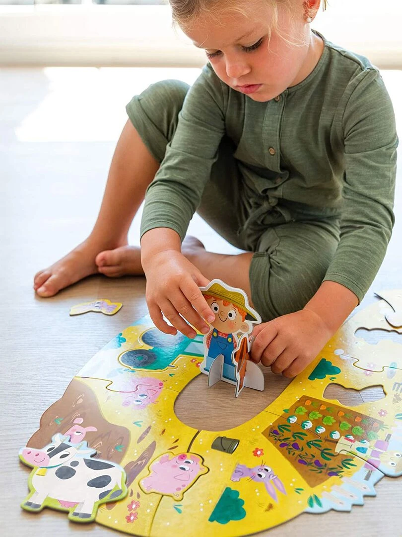 Puzzle Xxl Ferme (18 Pièces)   N/A