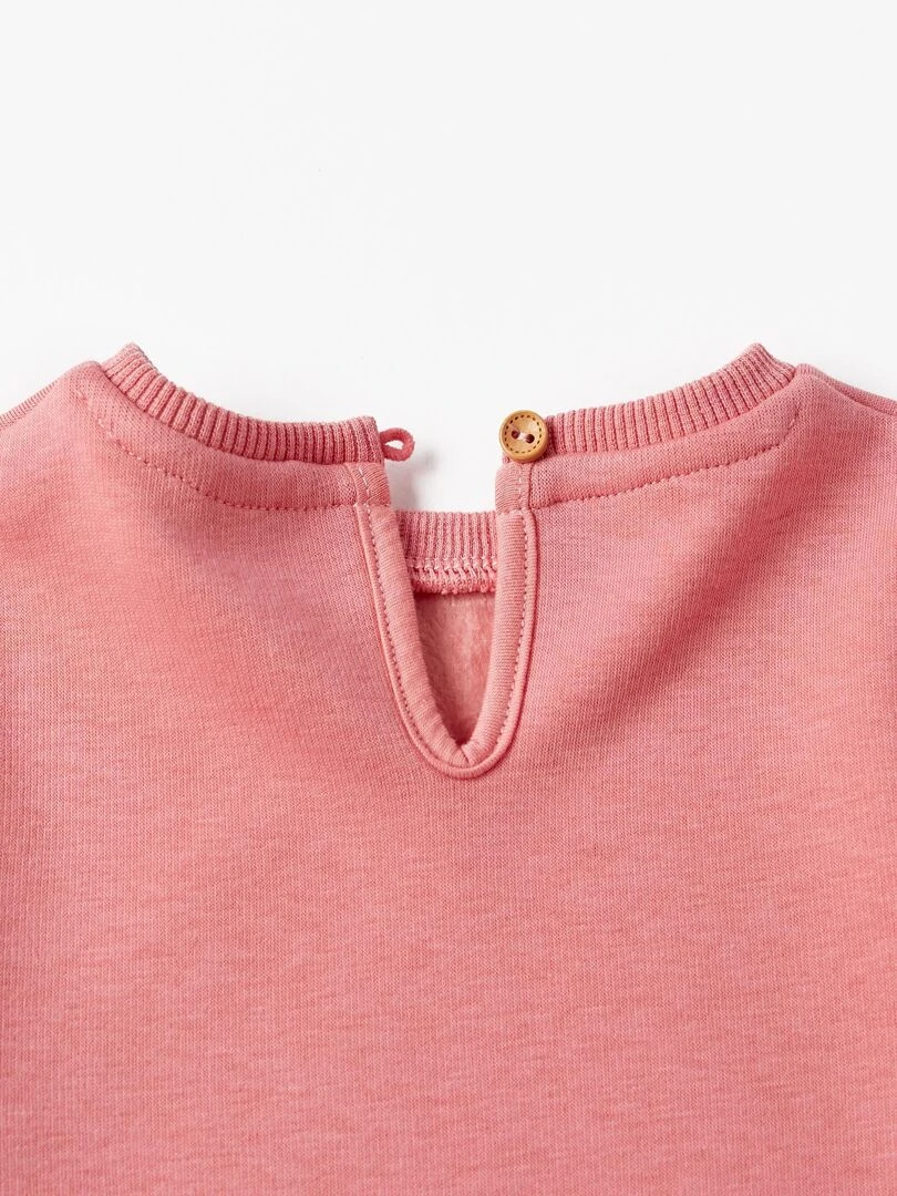 Pull en maille pour bébé fille 'Tic et Tac'  SWEET FROSTY DREAMS   Rose clair