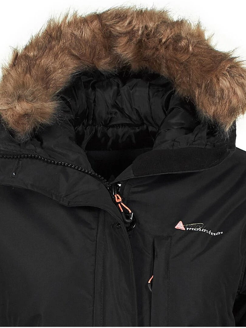 Parka de ski fille GALAVA   PEAK MOUNTAIN   Noir Noir