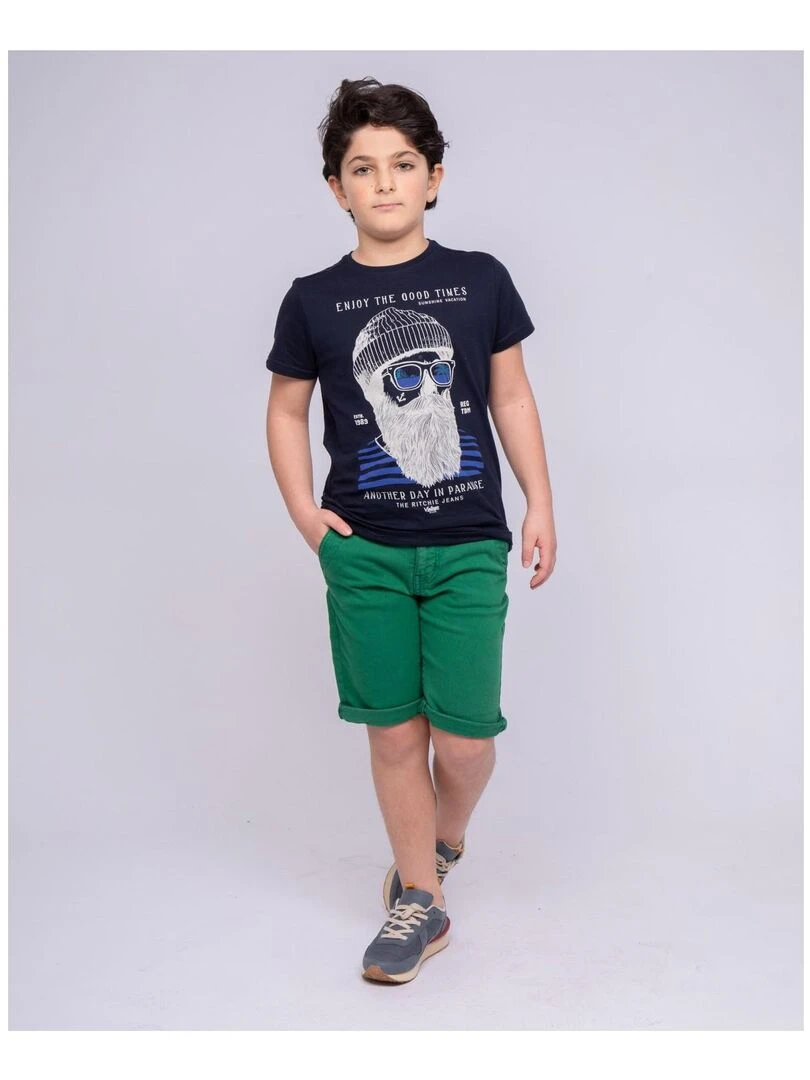 Bermuda chino BAVOLTA J   Vert