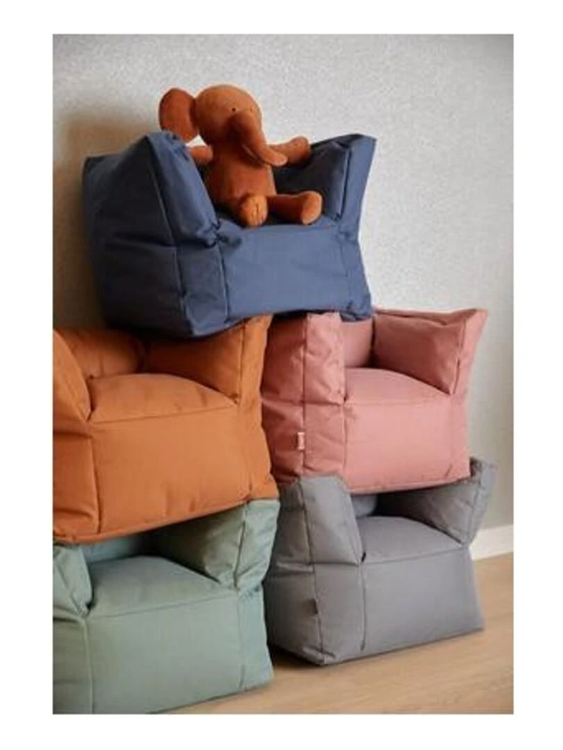 Fauteuil Pouf Enfant Rose Doux   Jollein   Rose