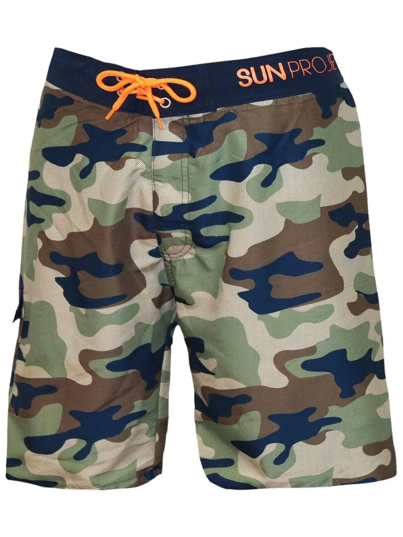 Short de bain long Lino   Vert