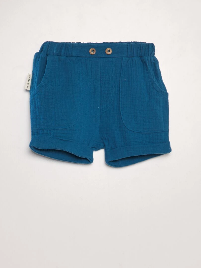 Ensemble polo + short   Blanc