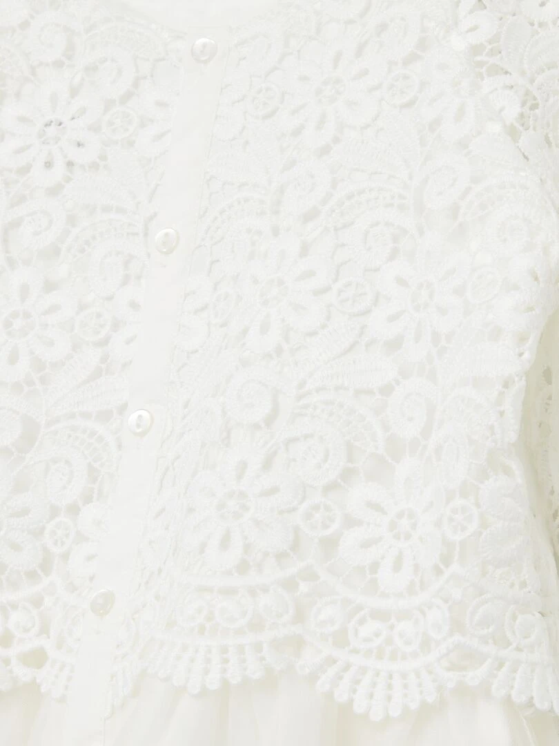 Robe de cérémonie   blanc