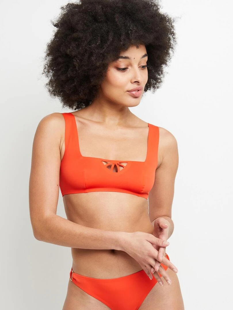 Maillot de bain brassiere Lisa RougeGorge Lingerie Orange
