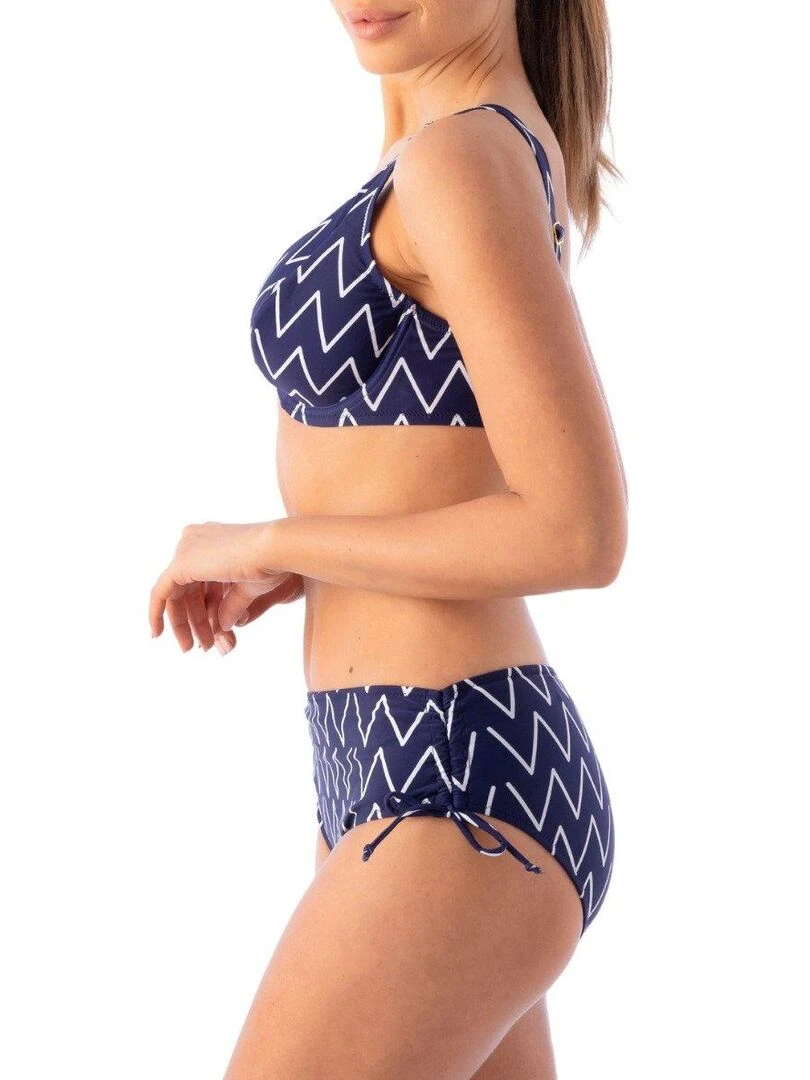 Bas de maillot de bain réglable Frida   Bleu