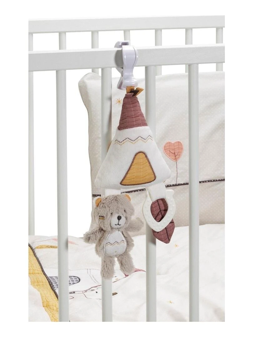 Jouet d'activités enfant Tipi en velours blanc SAUTHON Blanc