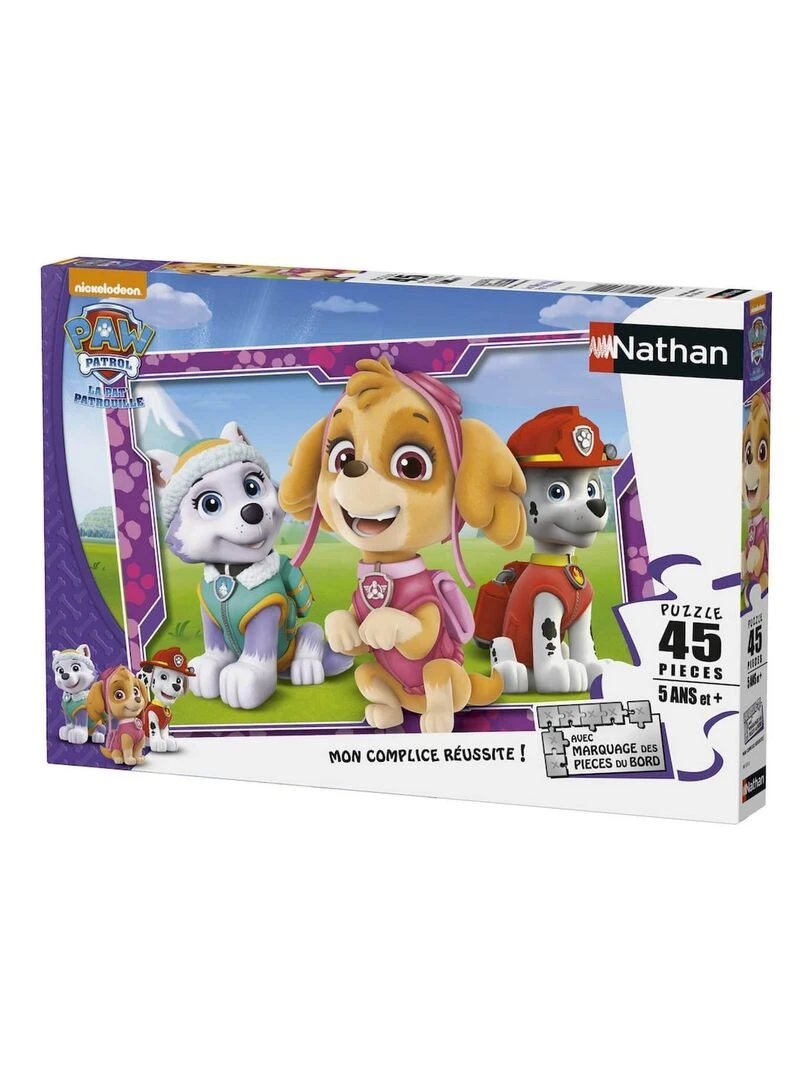 Puzzle 45 pièces : Pat'Patrouille (Paw Patrol) : Stella Everest et Marcus N/A