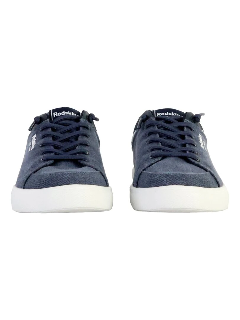 Basket Cuir Redskins Andalou   Bleu