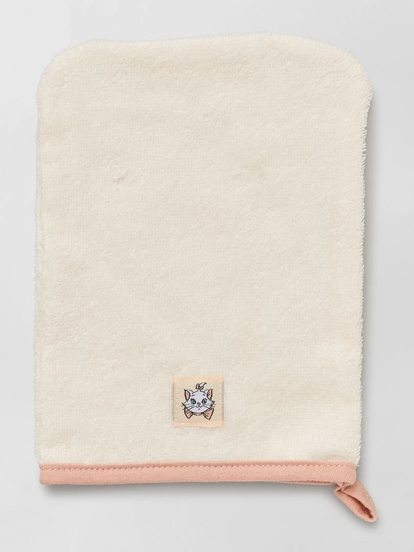 Cape de bain + gant de toilette   ROSE