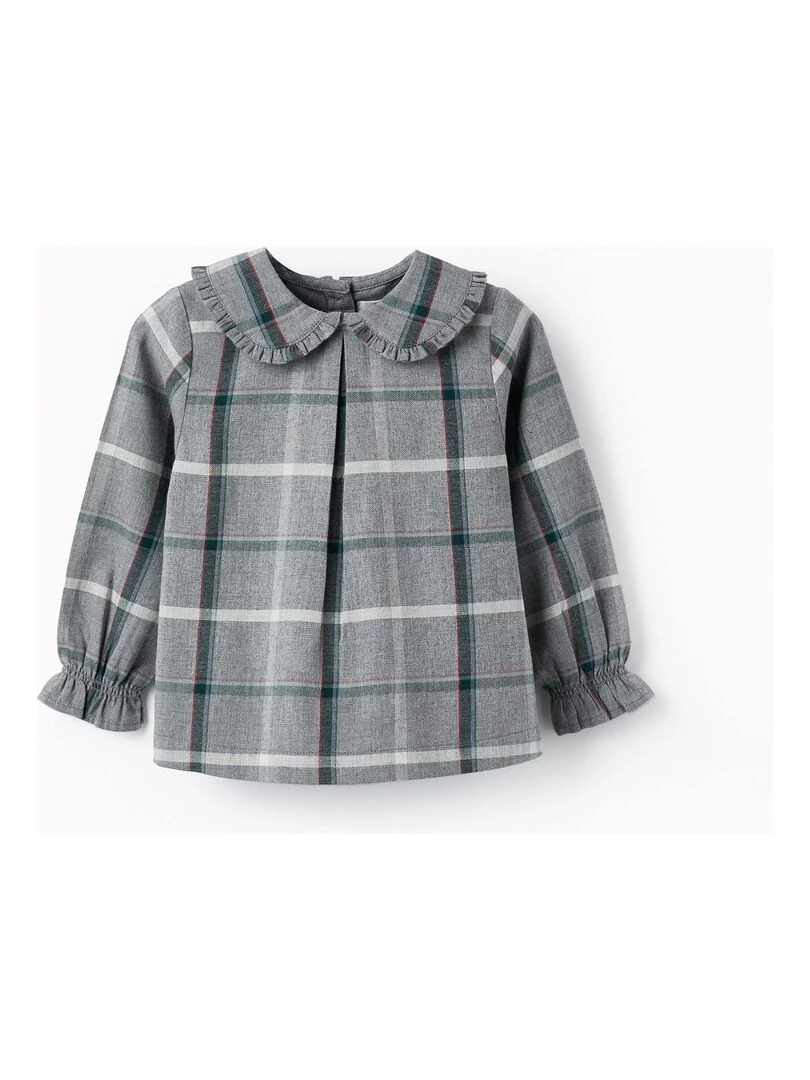 Blouse manches longues great world 'Zippy' Gris clair