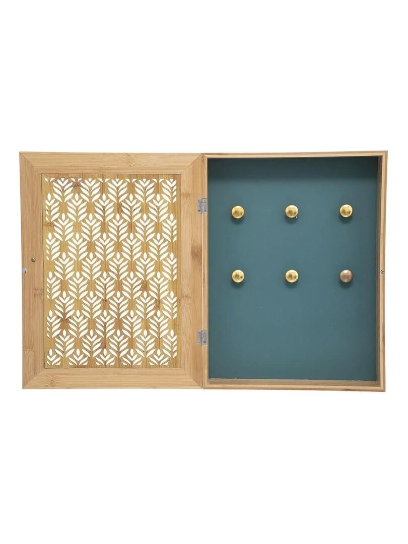 Boîte à clés bambou Palm 30x40 cm Beige