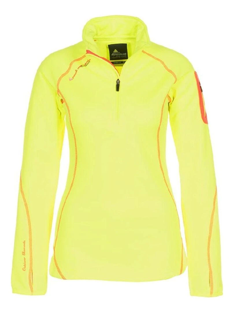 Sweat polarshell femme ACERUN Jaune