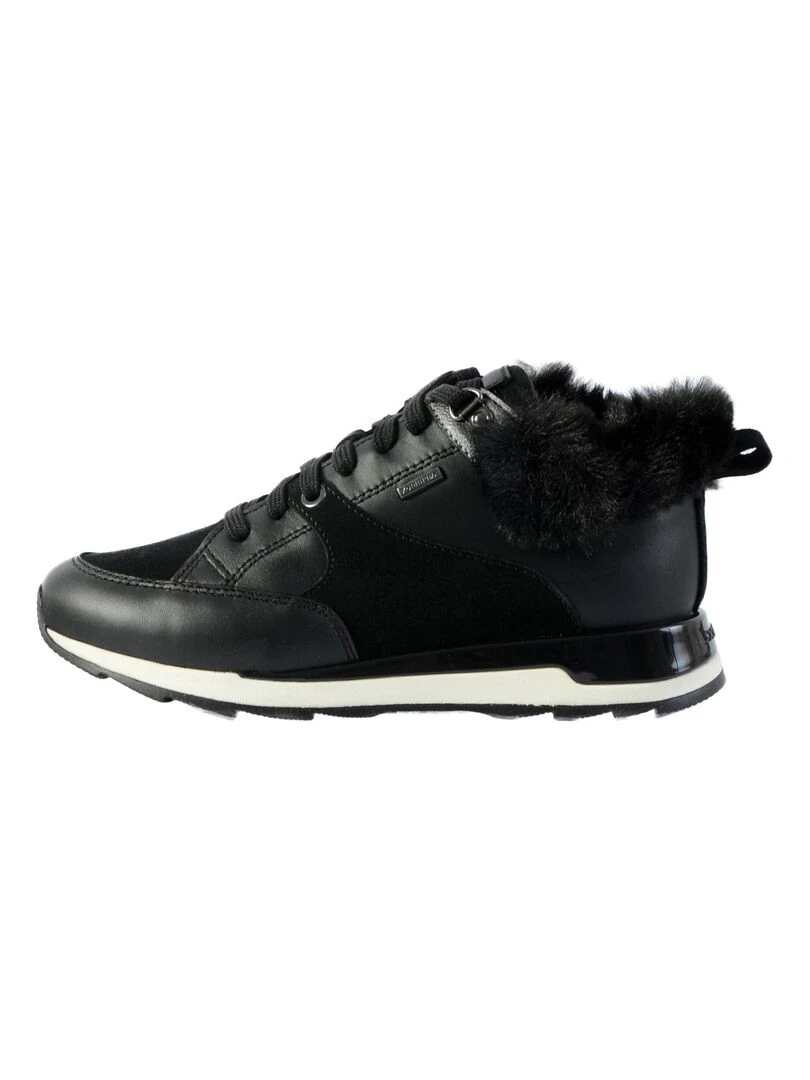 Basket Cuir Geox New Aneko Noir