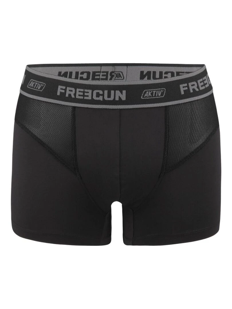 Lot de 3 Boxers homme Aktiv Sport Freegun   Noir