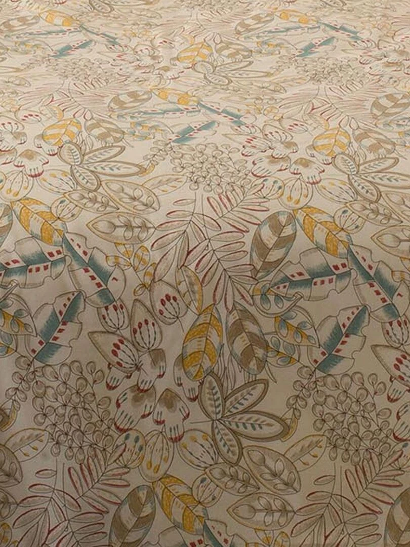 Housse de couette enfant au style végétal   Ecru