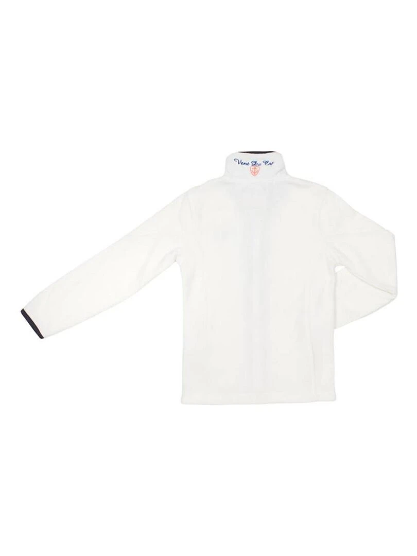 Blouson polaire fille GALICEA VENT DU CAP Ecru