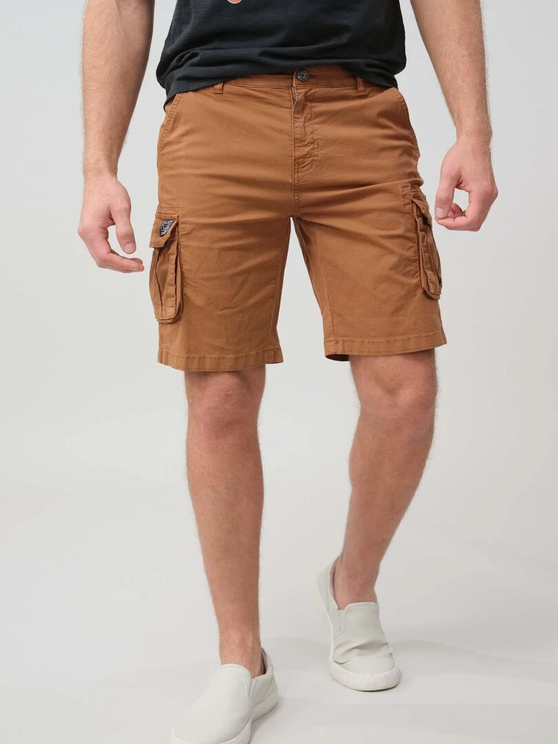 Bermuda casual pour homme 'Deeluxe' Marron caramel