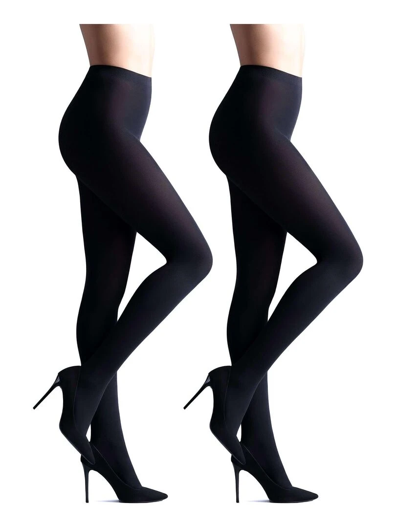 Giulia Samba 40den (Multipack) Opaque Collant Noir XL Noir