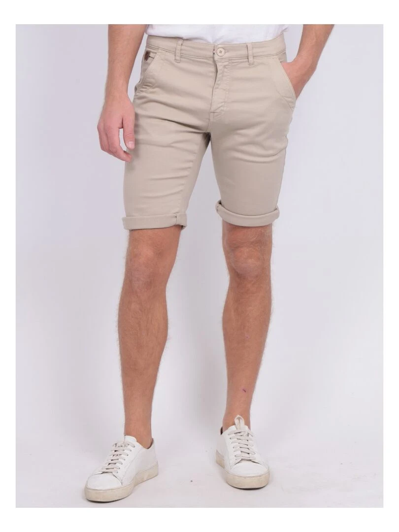 Bermuda chino BAVOLTA Ecru
