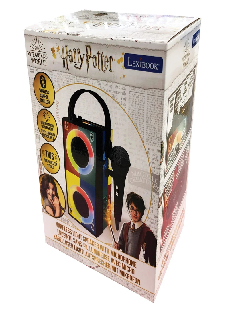 Enceinte Bluetooth® Portable Harry Potter Avec Lumières Et Microphone   N/A