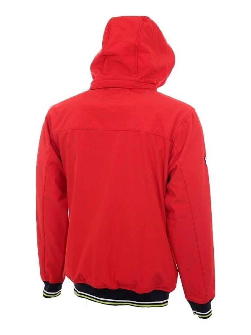 Blouson softshell homme CELORIEN VENT DU CAP Rouge