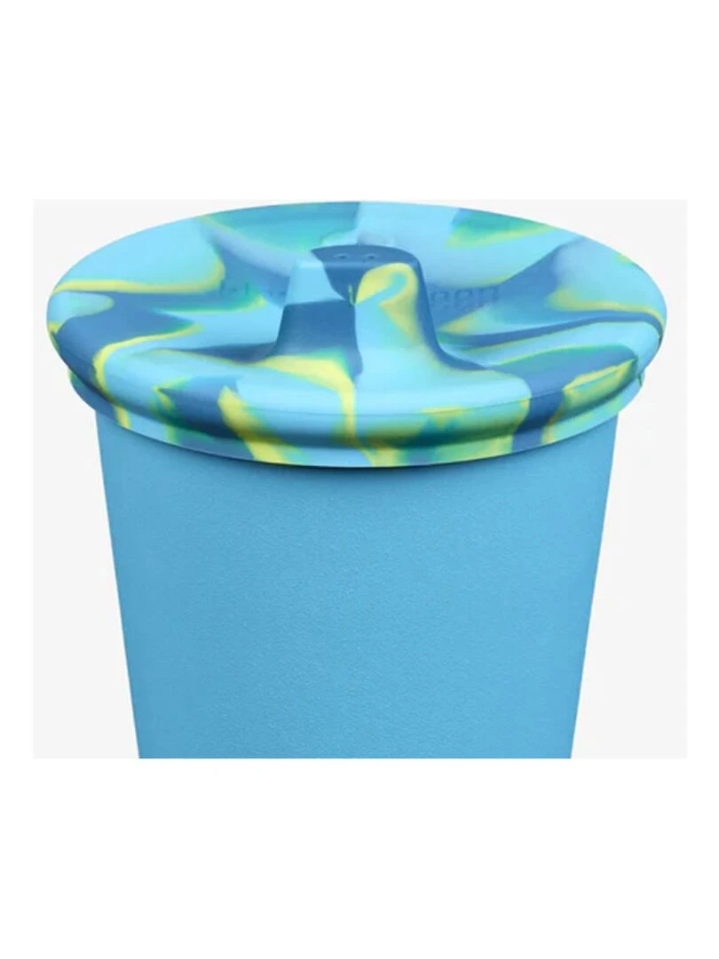Set de 2 couvercles à bec verseur Blue Tie Dye Multicolore