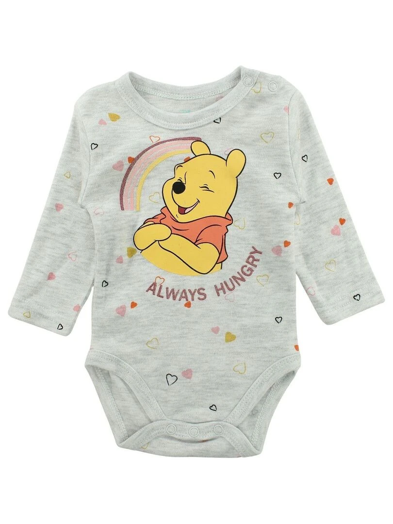 Disney Ensemble Body pantalon bébé fille Imprimé Winnie L'ourson Gris