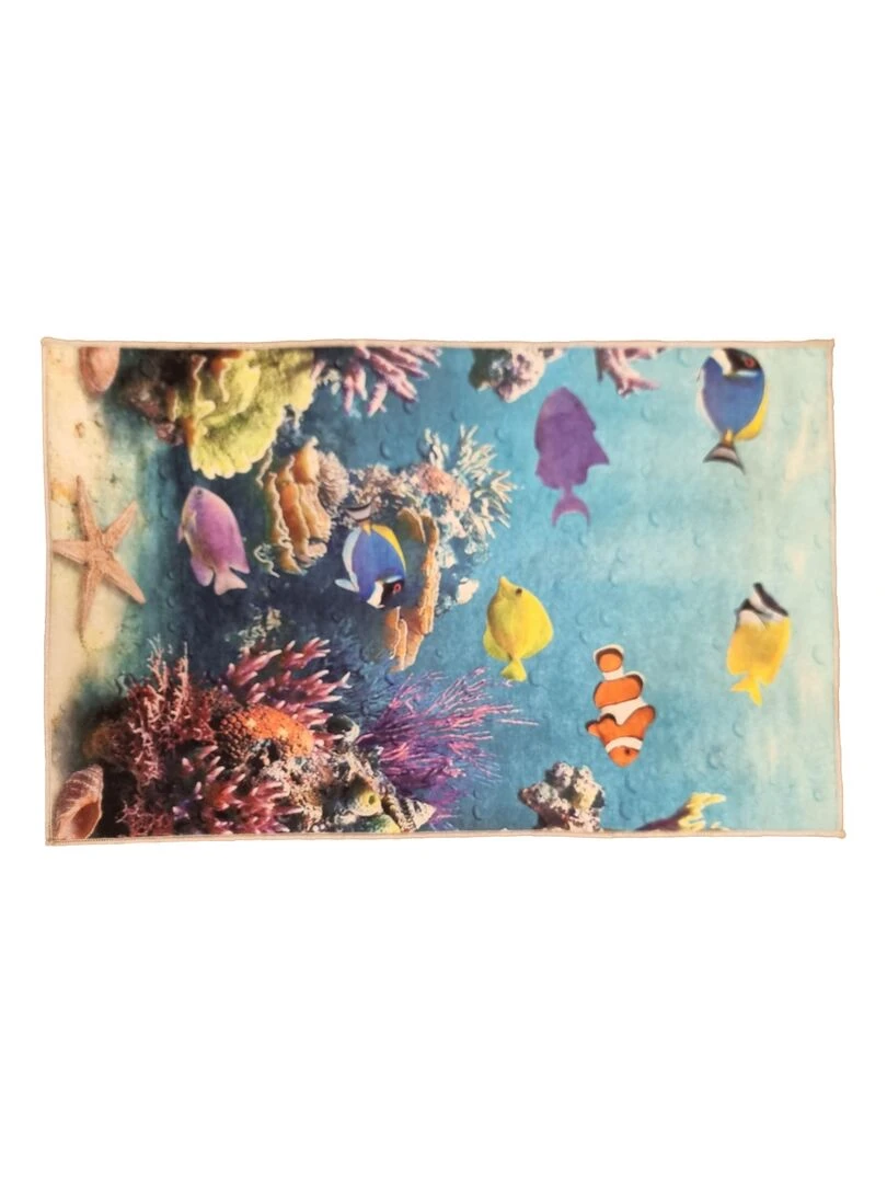 Tapis de bain AQUA Bleu