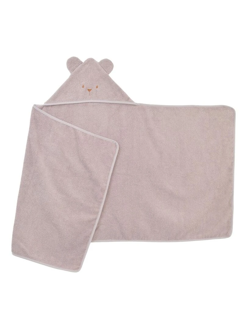Cape de bain Ourson LITTLE CREVETTE   Violet